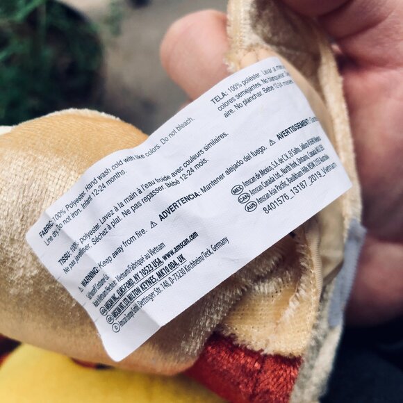 Amscan Baby Hot Dog Costume 12-24M Kid Toddler Halloween Food Bun Mustard Weiner - Picture 5 of 5